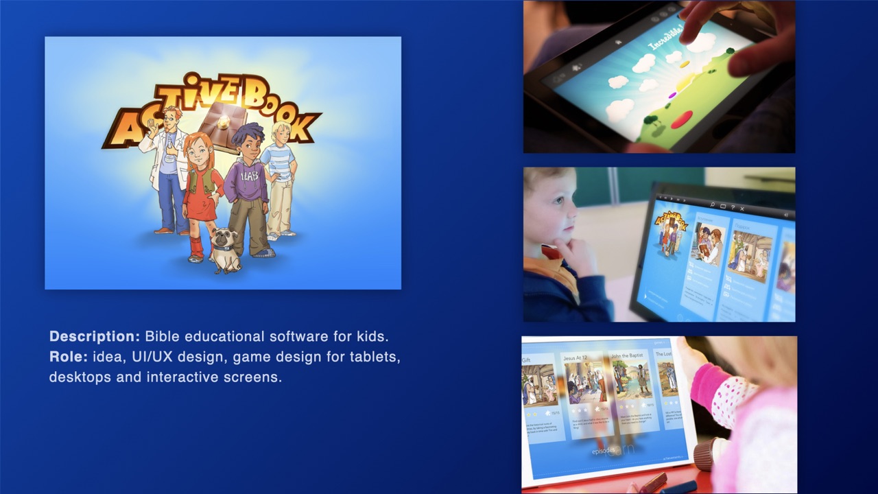 Active Book — Bible educational software for kids